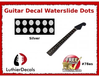 Guitar Decal Fret Neck Waterslide Dots #78as